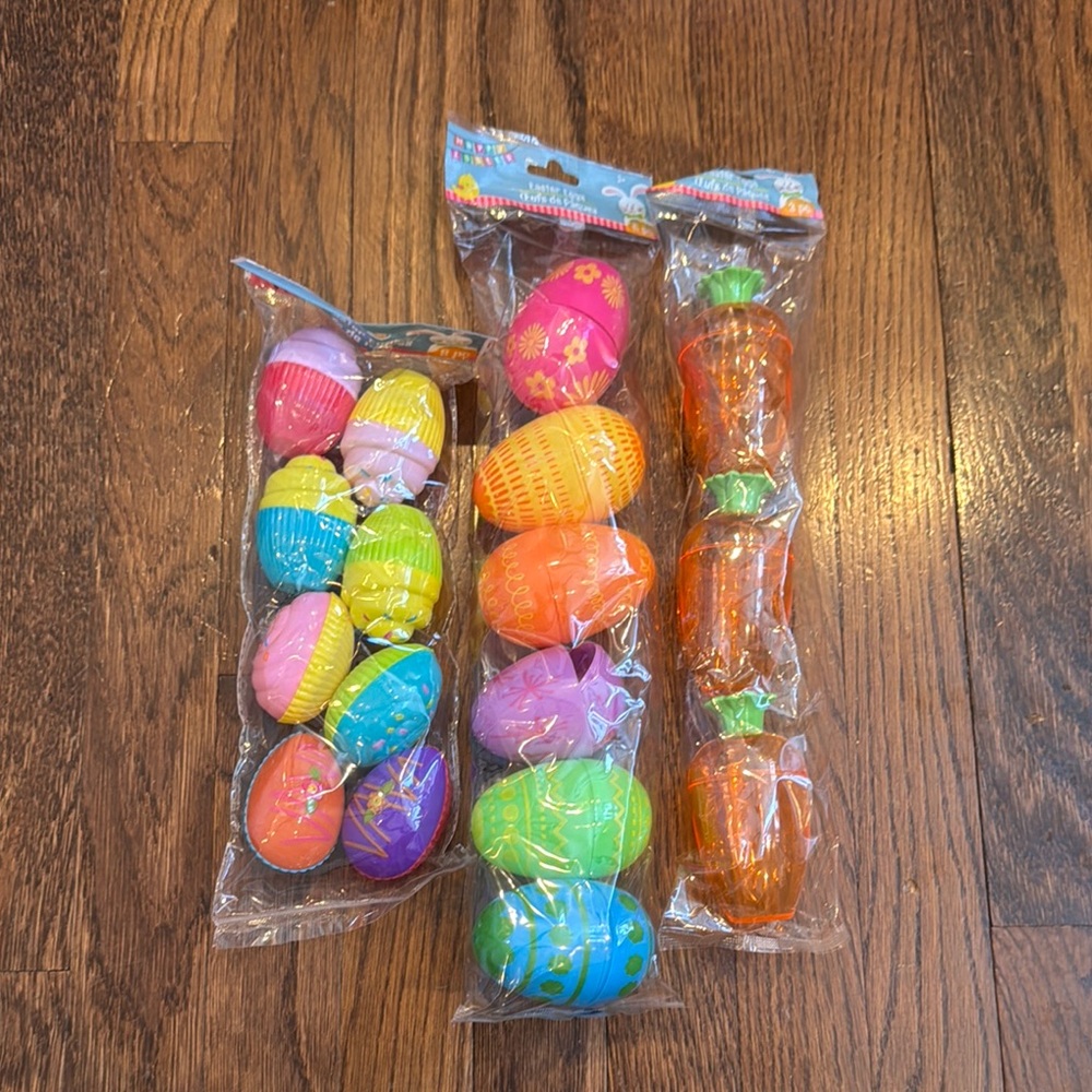 Colorful Easter Egg Set- cupcakes and carrots too!